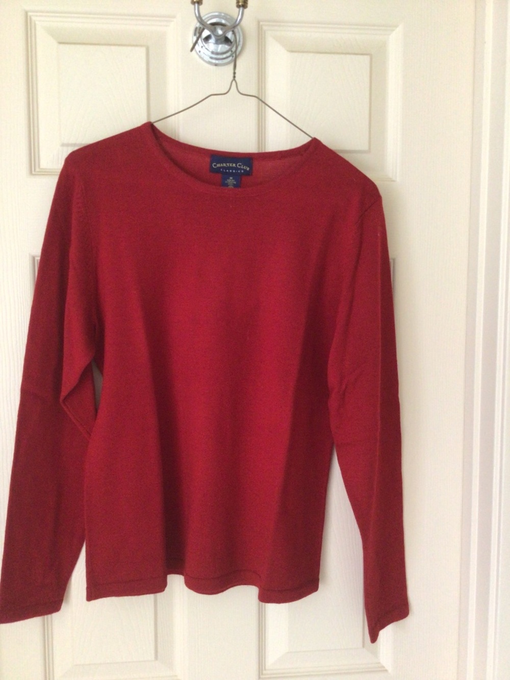 Crew neck merino wool sweater by charter club